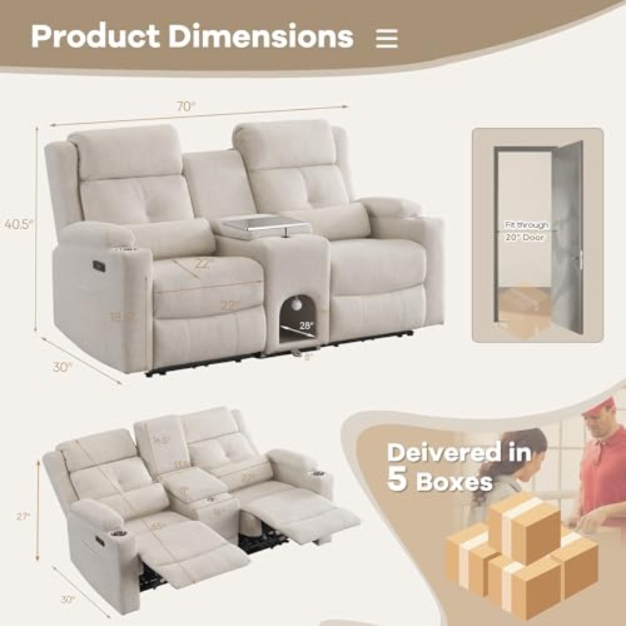 Power Reclining Sofa, Cat-Proo - W Spa & Wellness recension och pris