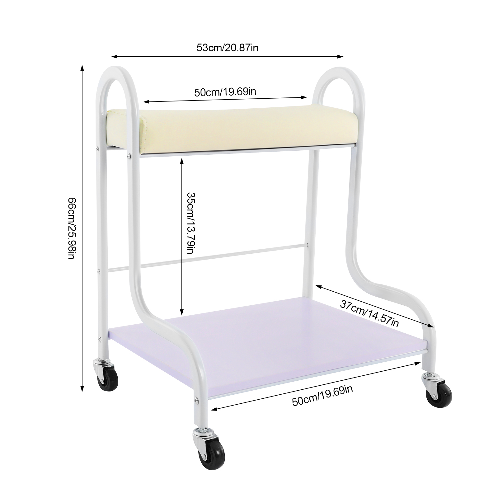 Pedicure Foot Rest Cart Pedicu - W Spa & Wellness recension och pris