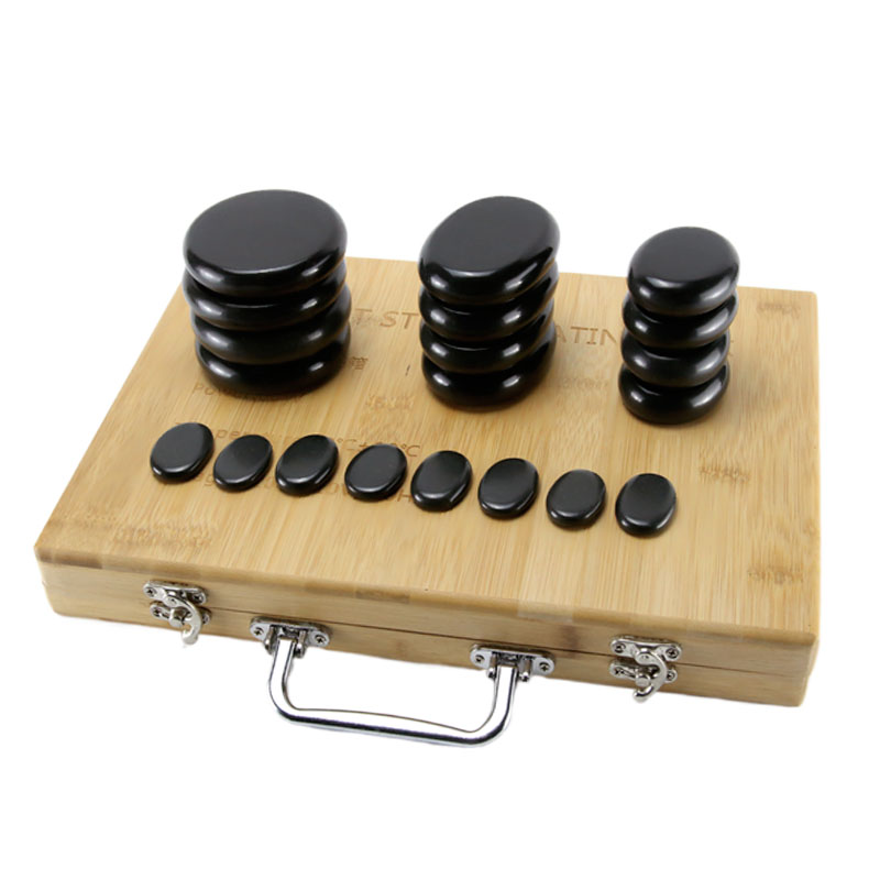 Hot Basalt Stone Massage Kit – - Spa Wellness Rockwell recension och pris